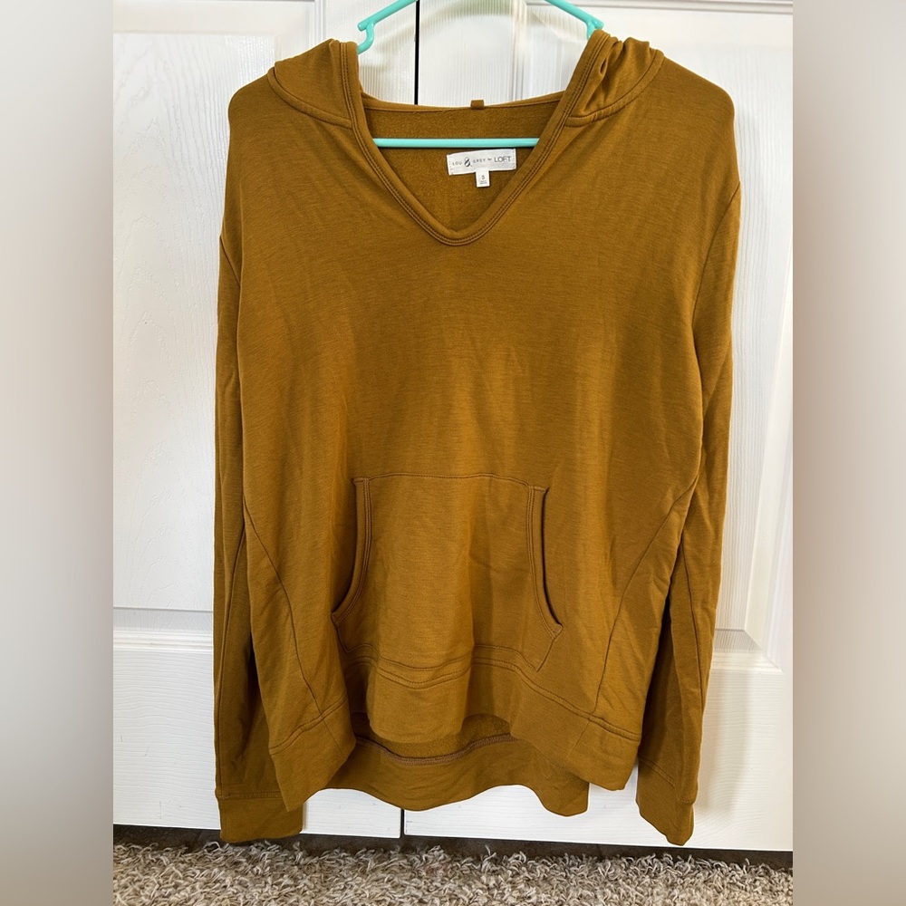 Lou & Grey for LOFT Women’s Small Yellow Sweatshirt